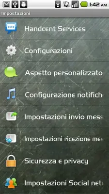 Handcent SMS Italian Language Pack android App screenshot 0